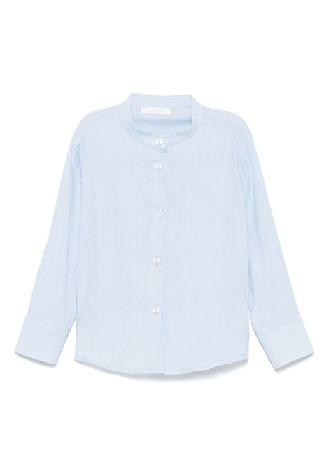 Camicia in lino U+E' BY MISS GRANT | UEM0535CELESTE
